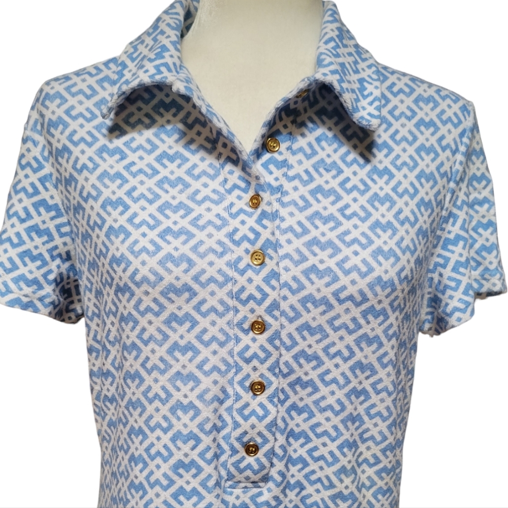 J. MCLAUGHLIN TERRYCLOTH TOP